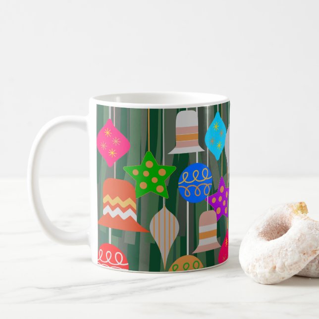 Christmas Tree Coffee Mug (With Donut)