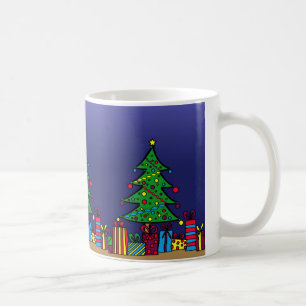 Christmas tree coffee mug