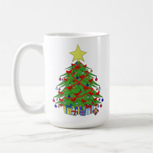 Christmas tree coffee mug