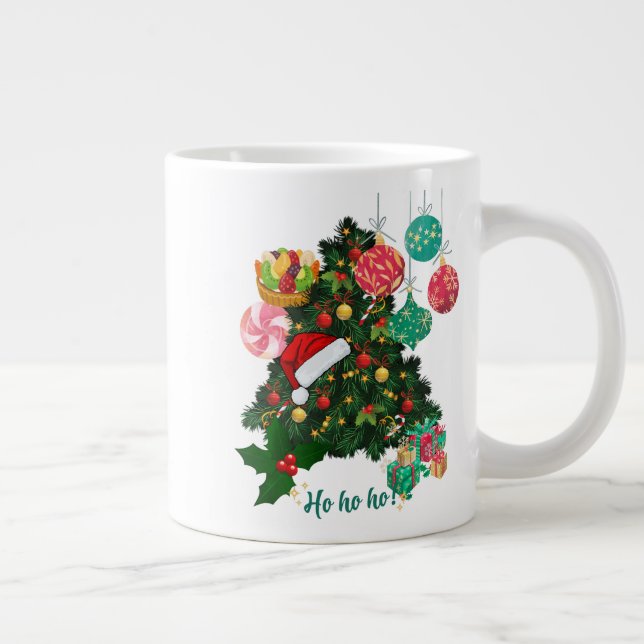 Christmas Tree Coffee Mug | Festive Holiday Cup  (Right)
