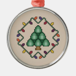 Christmas Tree Cross Stitch Ornament