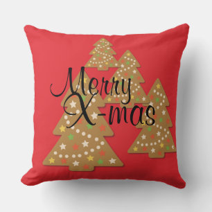Christmas tree cushion