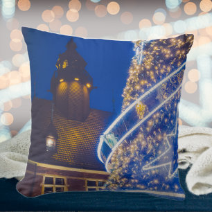 Christmas tree cushion