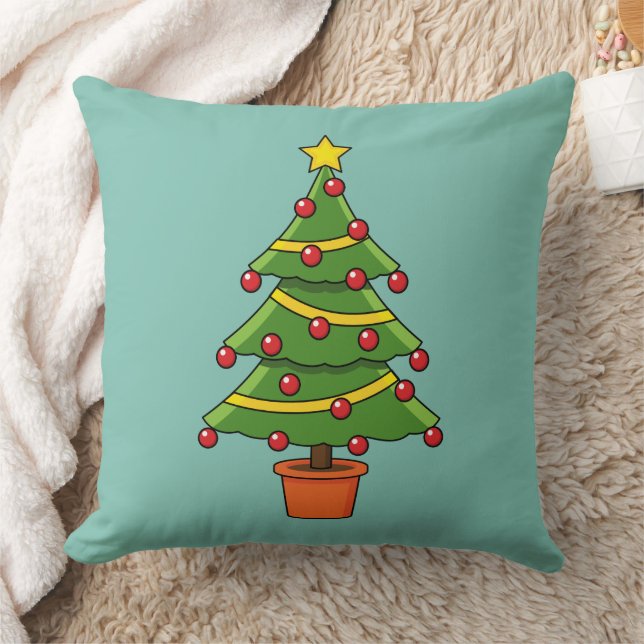 Christmas Tree Cushion (Blanket)