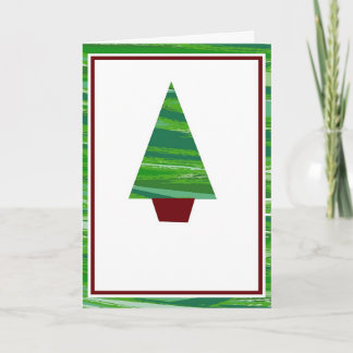 Christmas Tree Cutout Holiday Card