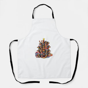 Christmas Tree Dachshund Sausage Dog Dachshunds Apron