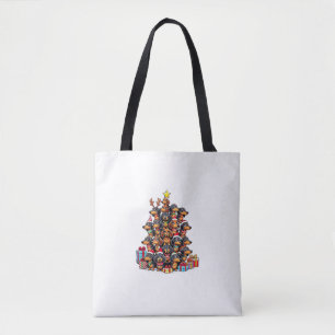 Christmas Tree Dachshund Sausage Dog Dachshunds Tote Bag