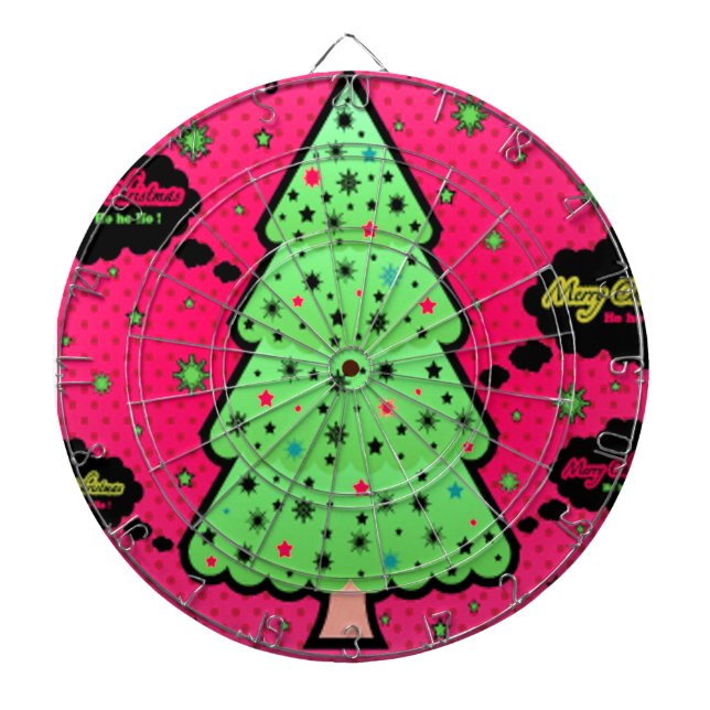 Christmas Tree Dartboard (Front)