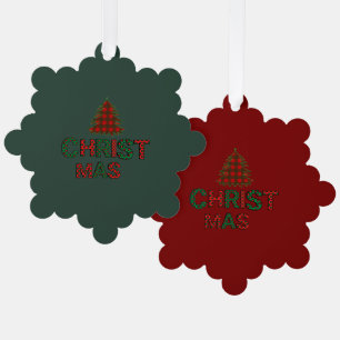  Christmas  Tree Decoration Card