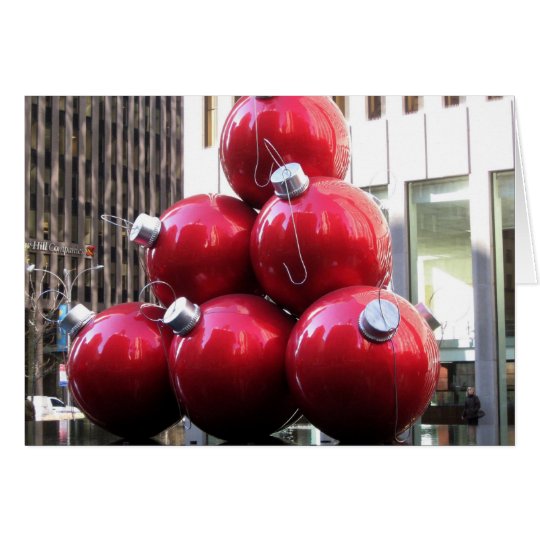 Christmas Tree Decorations Card