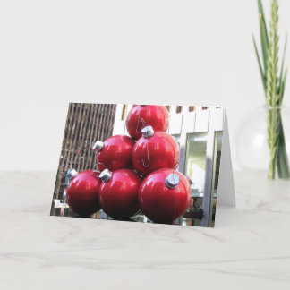 Christmas Tree Decorations Holiday Card