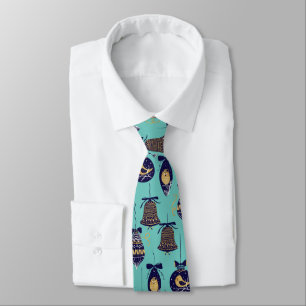 Christmas Tree Decorations Pattern Tie