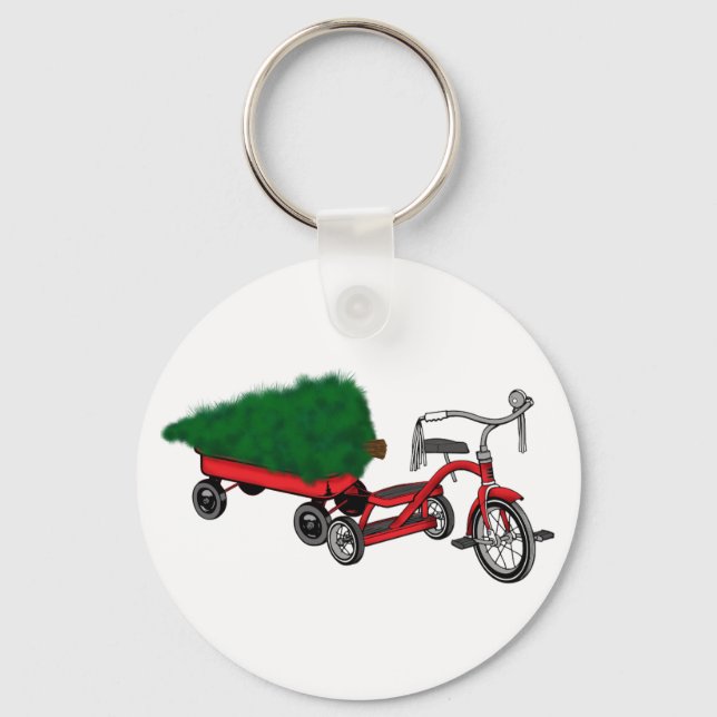 christmas tree delivery key ring (Front)
