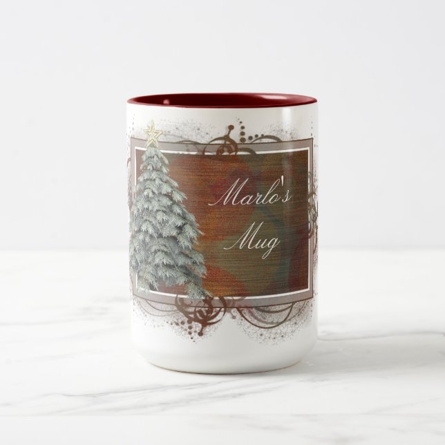 Christmas Tree Design 1 - Mug (Center)