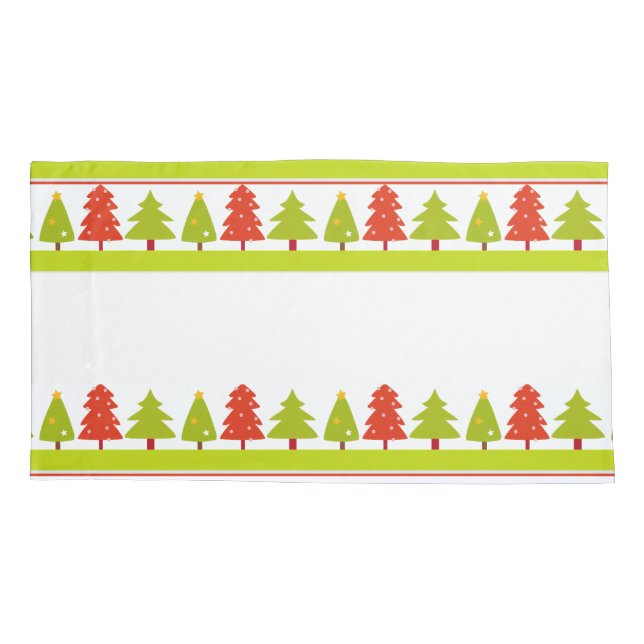Christmas tree design pillow case (Back)
