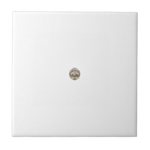 Christmas Tree Destroyer Cat Christmas Tree Destro Ceramic Tile