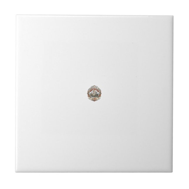 Christmas Tree Destroyer Cat Christmas Tree Destro Ceramic Tile (Front)