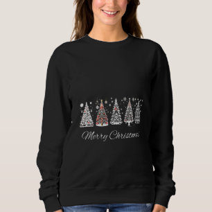 Christmas Tree Doodle Russian Winter Merry Christm Sweatshirt