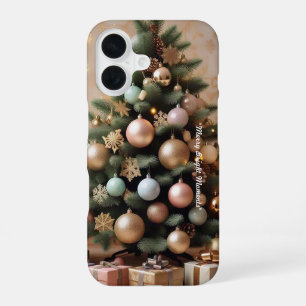 "Christmas Tree Elegance" iPhone 16 Case