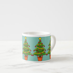 Christmas Tree Espresso Cup