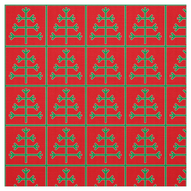 Christmas tree fabric (Swatch)