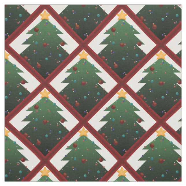 Christmas Tree Fabric (Swatch)