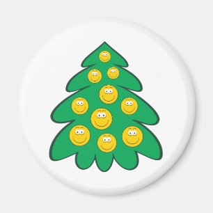 Christmas Tree Face Magnet