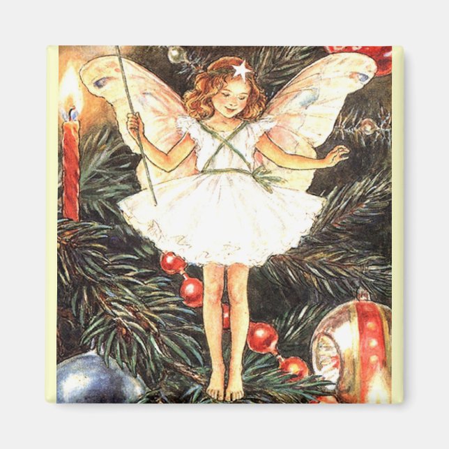 Christmas Tree Fairy Magnet (Front)