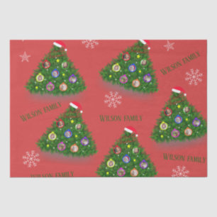 Christmas Tree Family Life Tissue Paper