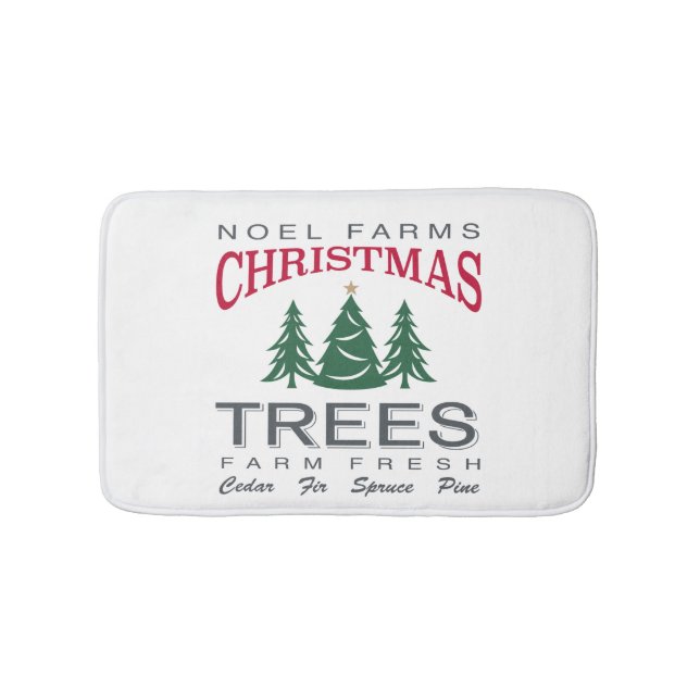 CHRISTMAS TREE FARM BATH MAT (Front)