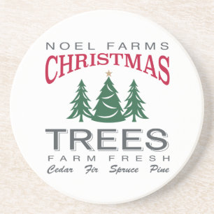 CHRISTMAS TREE FARM COASTER