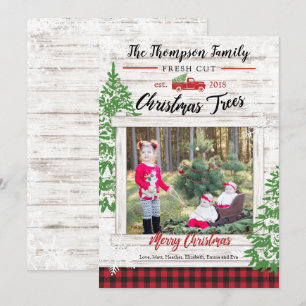 Christmas Tree Farm Holiday Photo Card
