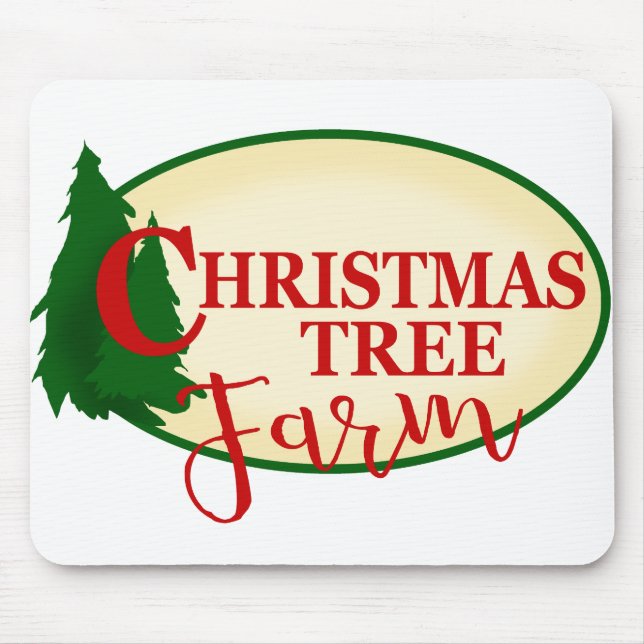 Christmas Tree Farm Mouse Pad (Front)