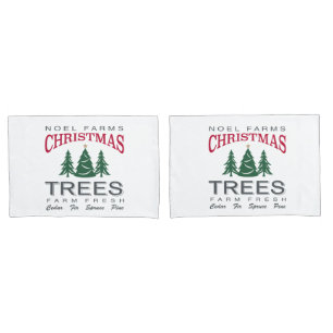 CHRISTMAS TREE FARM PILLOW CASE