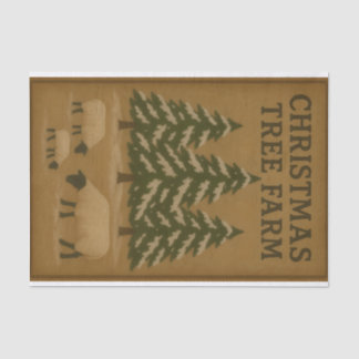 Christmas Tree Farm Tissue Paper