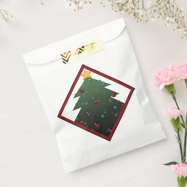 Christmas Tree Favour Bag (Sealed)