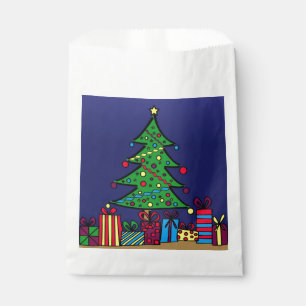 Christmas tree favour bag