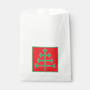Christmas tree favour bag
