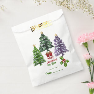 Christmas Tree Favour Bag