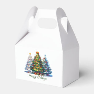 Christmas tree favour box