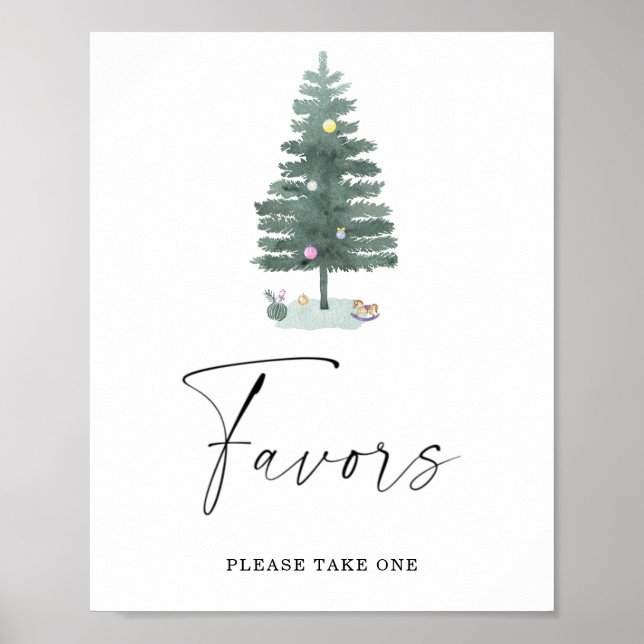 Christmas tree - Favours Poster (Front)