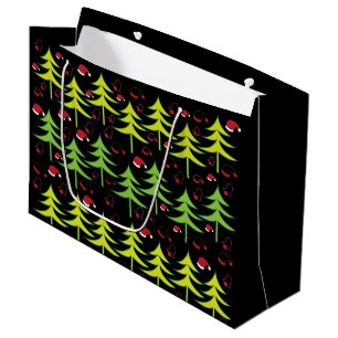 Christmas Tree Festive Large Gift Bag