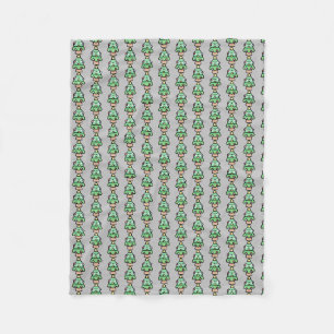 christmas tree fleece blanket