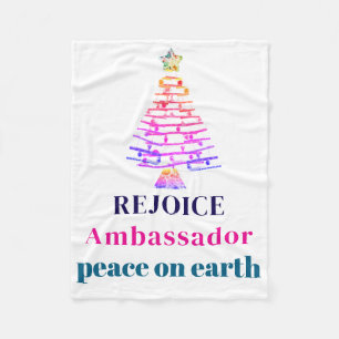 Christmas Tree Fleece Blanket