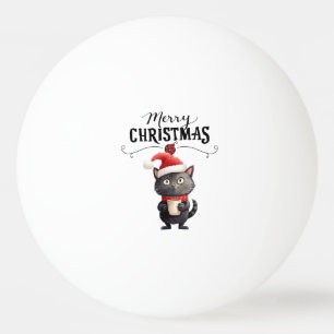 Christmas Tree for Player who loves Cat Ping Pong Ball