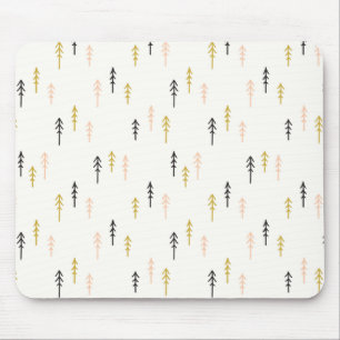 Christmas Tree Forest Pattern Mouse Pad
