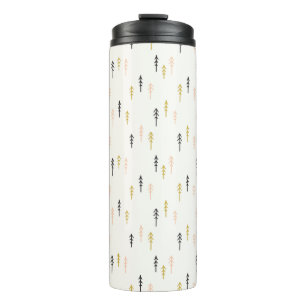 Christmas Tree Forest Pattern Thermal Tumbler