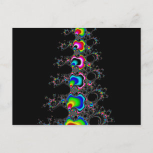 Christmas tree - Fractral Holiday Postcard