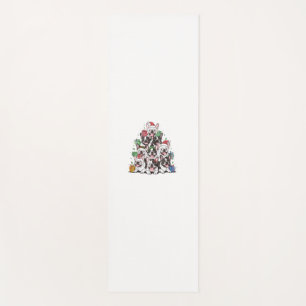 Christmas Tree French Bulldogs Frenchie French Bul Yoga Mat