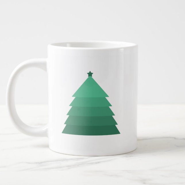 Christmas Tree Giant Coffee Mug (Left)